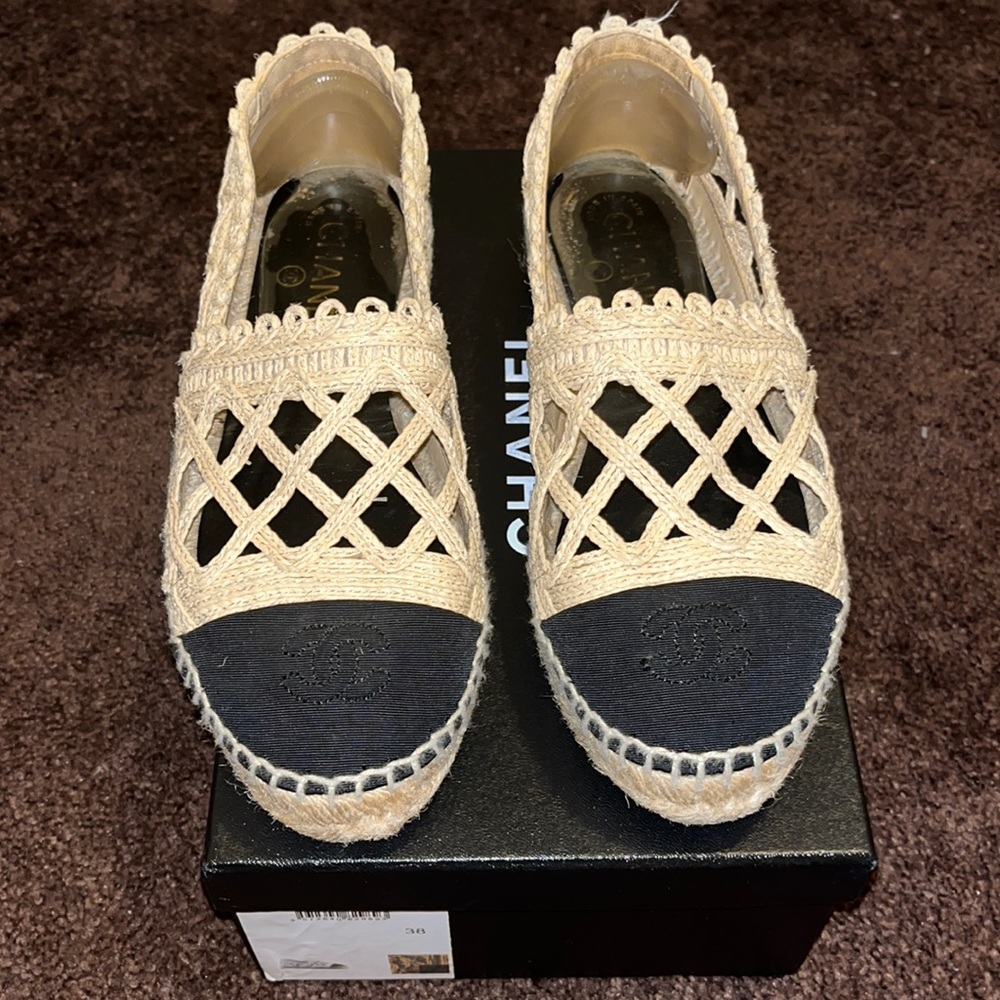 Chanel Espadrilles Sz 8